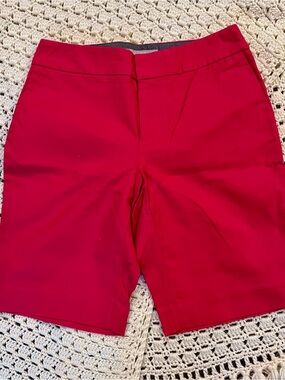 Banana Republic Bright Fuchsia  Tailored Bermuda Shorts